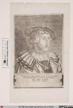 Bildnis Ferdinand I., römisch-deutscher Kaiser (reg. 1556-64)