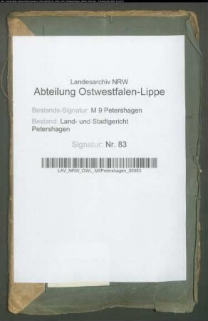 (Acta jurisdictionis voluntariae). Verhandlungen der freiwilligen Gerichtsbarkeit