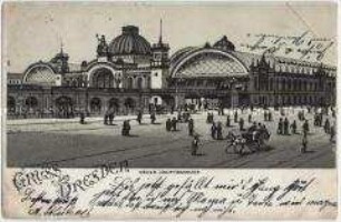 Der neue Hauptbahnhof in Dresden