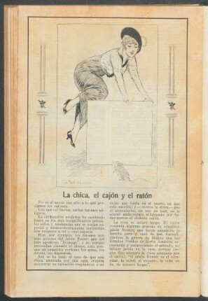 La chica, el cajón y el ratón - [Publicidad]