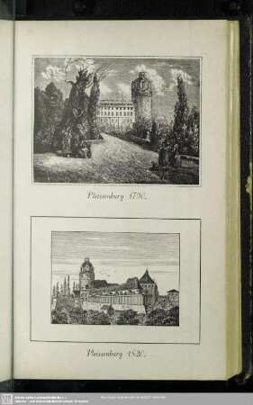 Pleissenburg 1790. Pleissenburg 1820