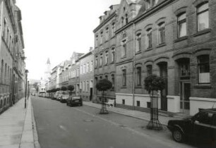 Markneukirchen. Albertstraße. Blick nach Ostsüdosten