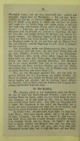 76. Der Sperling