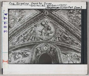 Fra Angelico: Christus als Weltenrichter, Orvieto, Dom, Geölbe