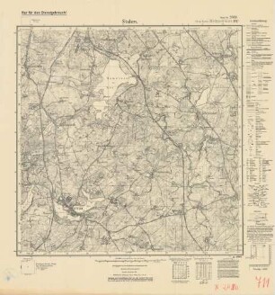 2080 (alte Nr.: 711) Stuhm, Meßtischblatt (4cm - Karte)