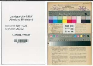 Entnazifizierung Walter Gersch , geb. 02.08.1913 (Steiger)