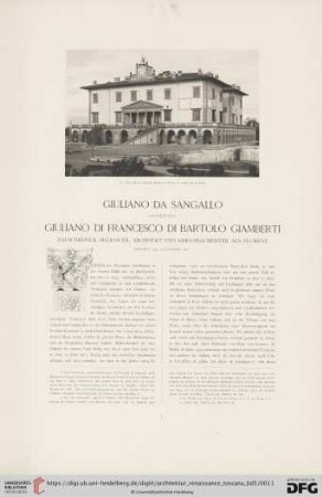 Giuliano da Sangallo, eigentlich Giuliano di Francesco di Bartolo Giamberti