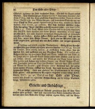 Geliebte und Andächtige