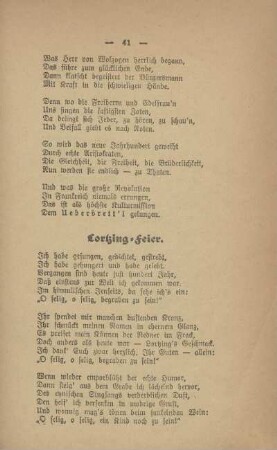 Lortzing-Feier