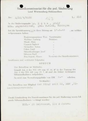 Kühn, Adolf, Dr.