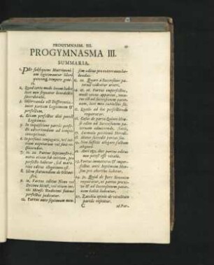 Progymnasma III.