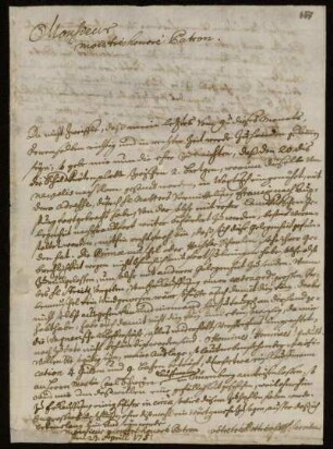 Brief von Johann Daniel Geysel an Johann Friedrich von Uffenbach. [...], 23.4.1751
