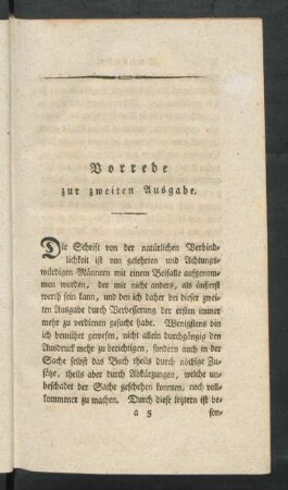 Vorrede zur zweiten Ausgabe