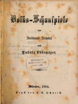 Volks-Schauspiele