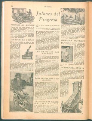 Jalones del progreso