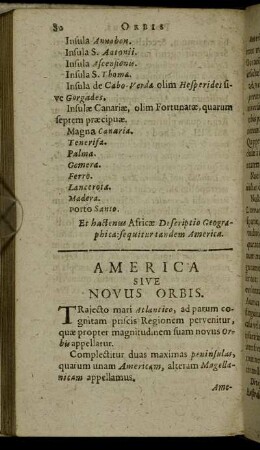 America Sive Novus Orbis
