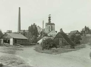 Brand-Erbisdorf, Grube Himmelsfürst in Brand, Frankenschacht, Ansicht der königlichen Grube, 1907