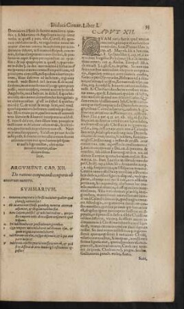 Argument. Cap. XII.