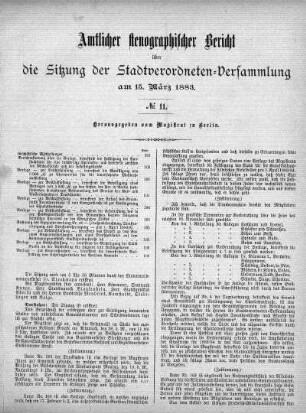 Nr. 11, 15. März 1883