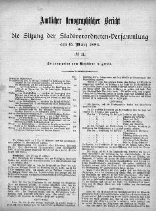 Nr. 11, 15. März 1883