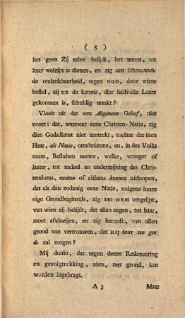 Gewigtig Voorstel aan mijne christelijke landgenooten
