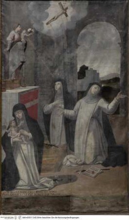 Vision und Stigmatisation der heiligen Katharina von Siena