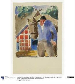 Bauer mit Pferd (Figürliche Darstellungen)