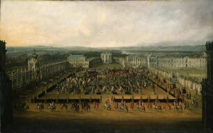 "Caroussel Comique". Aufzug im Zwinger 1722