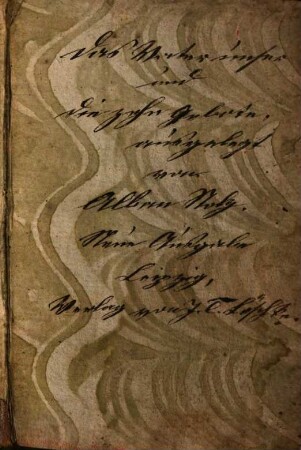 Katholische Kirchenlieder (dt.), die bei der Abhaltung von Begräbnisfeierlichkeiten gesungen werden können - BSB Bibl.Haup. 1841