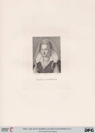 Bianca Cappello di Angiolo Bronzino