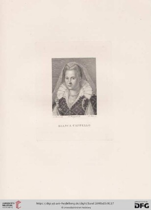Bianca Cappello di Angiolo Bronzino