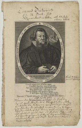 Bildnis des Cunradi Dieterich