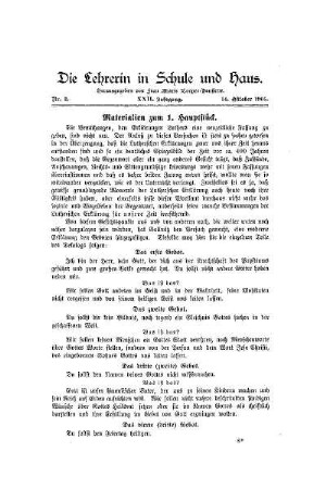 Materialien zum 1. Hauptstück