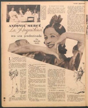 Antonia Mercé la "Argentina" era una predestinada
