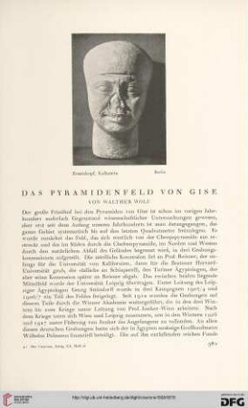 20: Das Pyramidenfeld von Gise