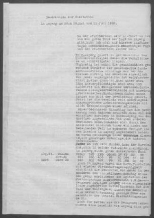 Asperg: Visitationsbericht mit Pfarrbericht 1933