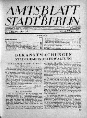 1933,17: Nr. 17, 23. April 1933