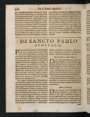 276-284, De Sancto Paulo Apostolo.