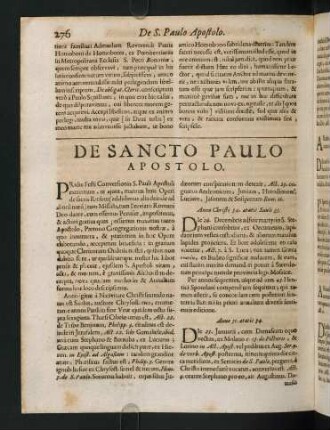 276-284, De Sancto Paulo Apostolo.