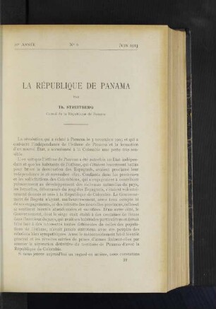 La République De Panama.