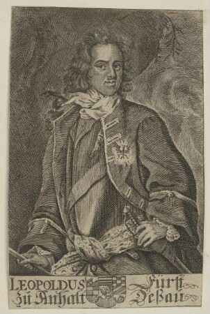 Bildnis des Leopoldus, Fürst zu Anhalt Deßau