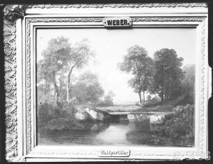 Weber, August: Waldpartie, 1851, GK I 4550. (Verlust)