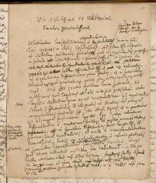 Nr. 8: Brief von Gottfried Wilhelm Leibniz an Johann Bernoulli, 7.6.1716