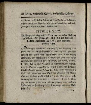 Titulus XLIX. - Titulus LIX.