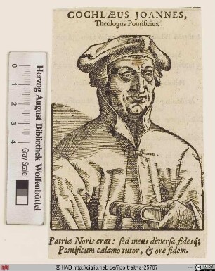 Bildnis Johannes Cochlaeus (eig. Dobeneck)