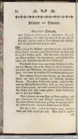 Kräuter und Blumen