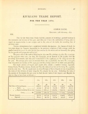 Kiukiang trade report