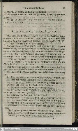 Der atlantische Ozean