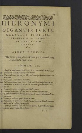 Liber tertius.