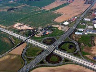 Glauchau-Zwickau, Autobahnkreuz